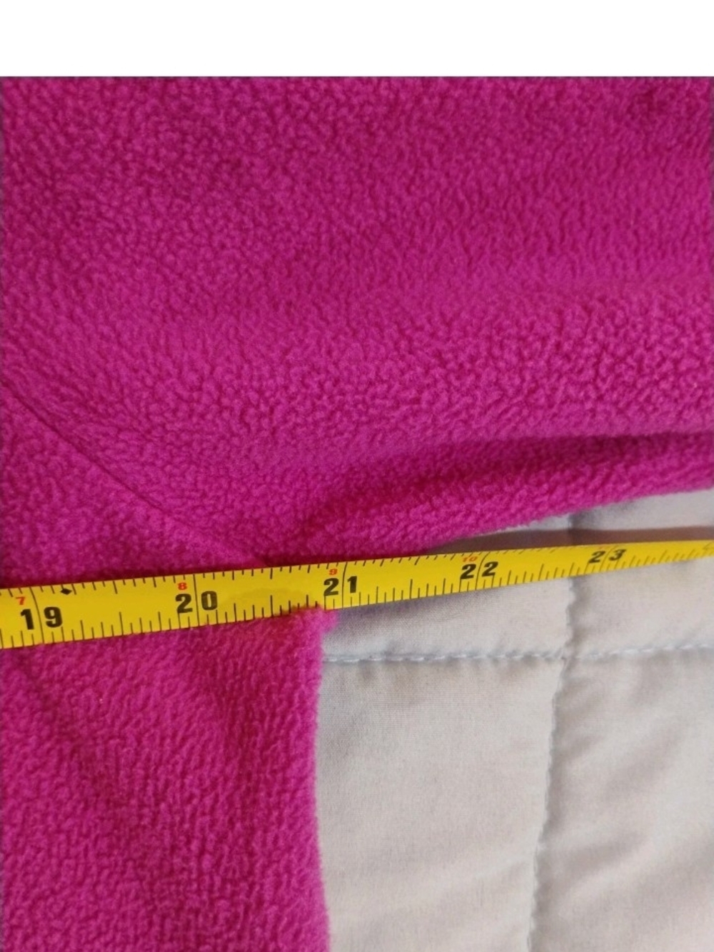 Cuddl Duds Hot Pink Crewneck with Charcoal Trim - Picture 6 of 7